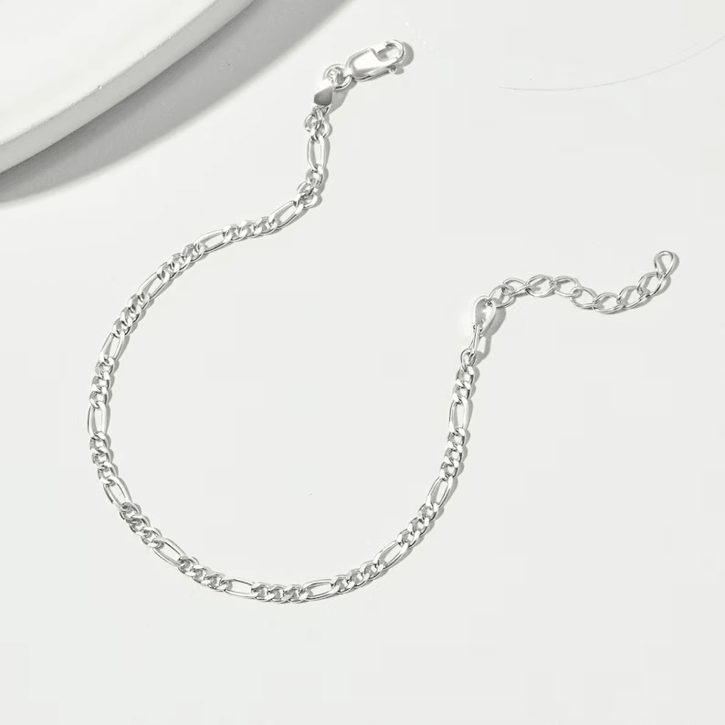 Figaro Chain Bracelet, Minimalist Bracelet, Dainty Jewelry - Brand My Case