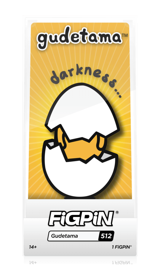 FiGPiN Gudetama [Darkness] #512 Limited Edition 1500 - Brand My Case