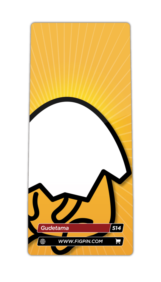 FiGPiN Gudetama [I Can't] #514 Limited Edition 1500 - Brand My Case