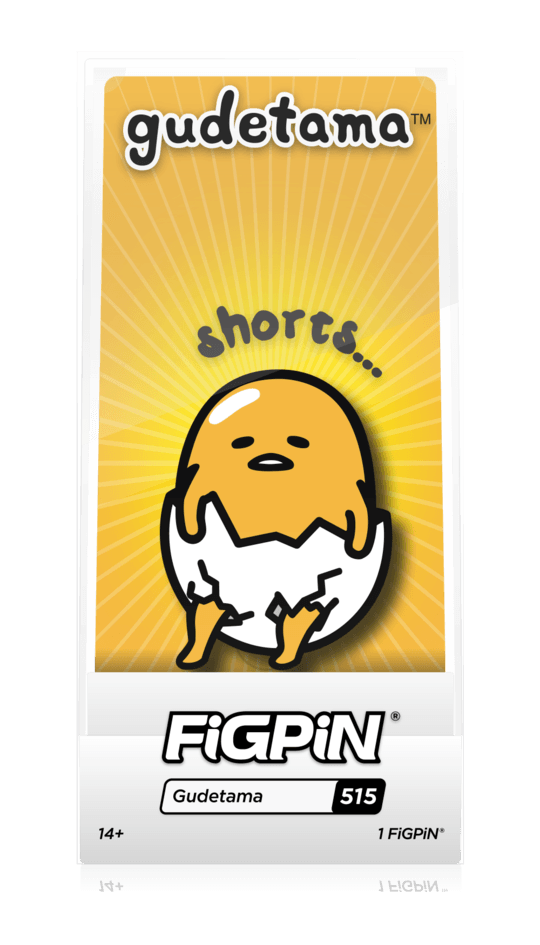 FiGPiN Gudetama [Shorts] #515 Limited Edition 1500 - Brand My Case