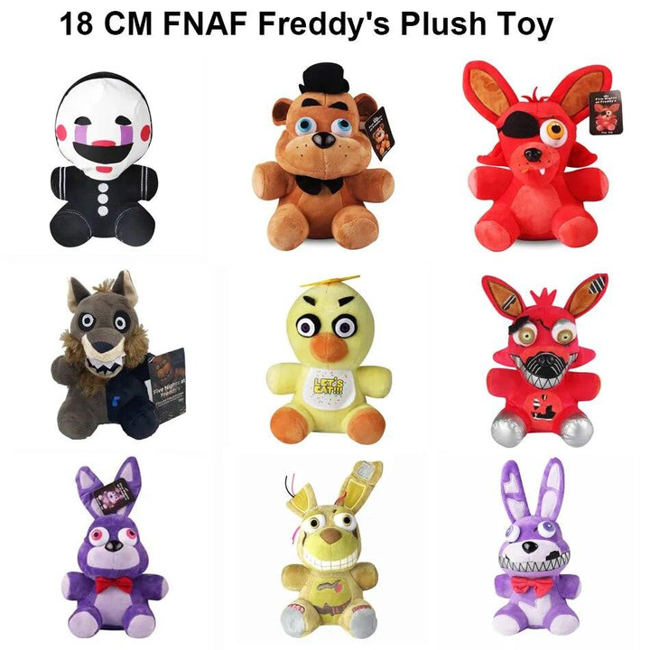Five Night At Freddy Fnaf Cute Plush Toys Game Doll 18 CM Bonnie Bear Foxy Cartoon Stuffed Dolls Freddy Toys For Children Gifts - Brand My Case