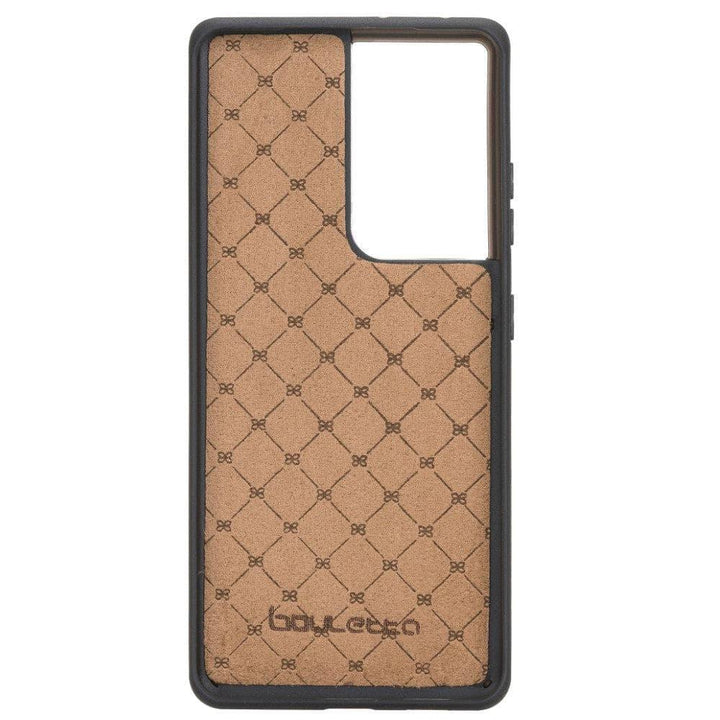 Flex Cover Back with Card Holder Leather Cases for Samsung Galaxy S21 - Brand My Case