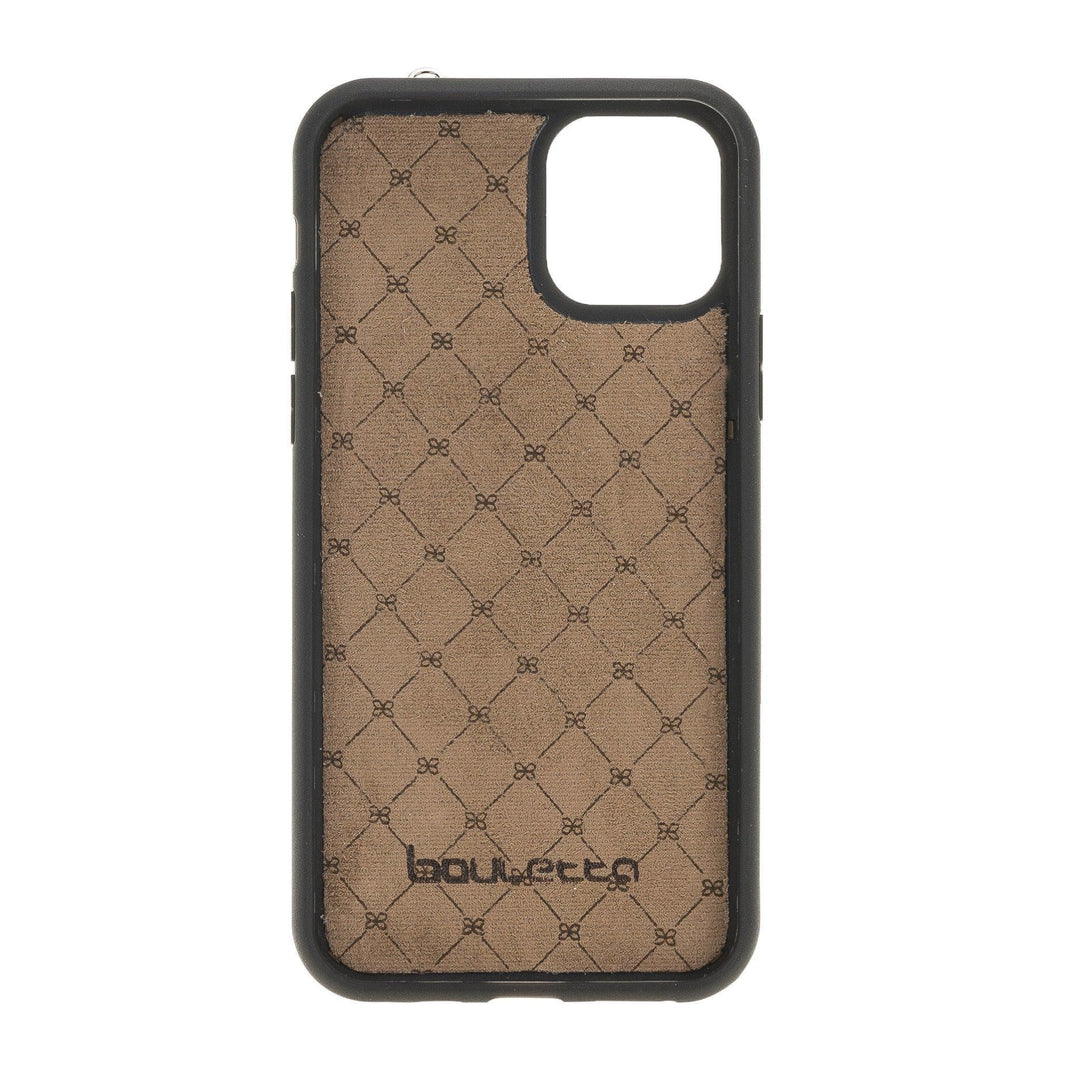 Flexible Leather Back Cover with Hand Strap for iPhone 11 Series - Brand My Case