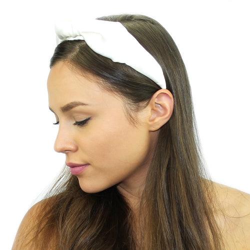 Floral Silk Top Knot Headband - Brand My Case
