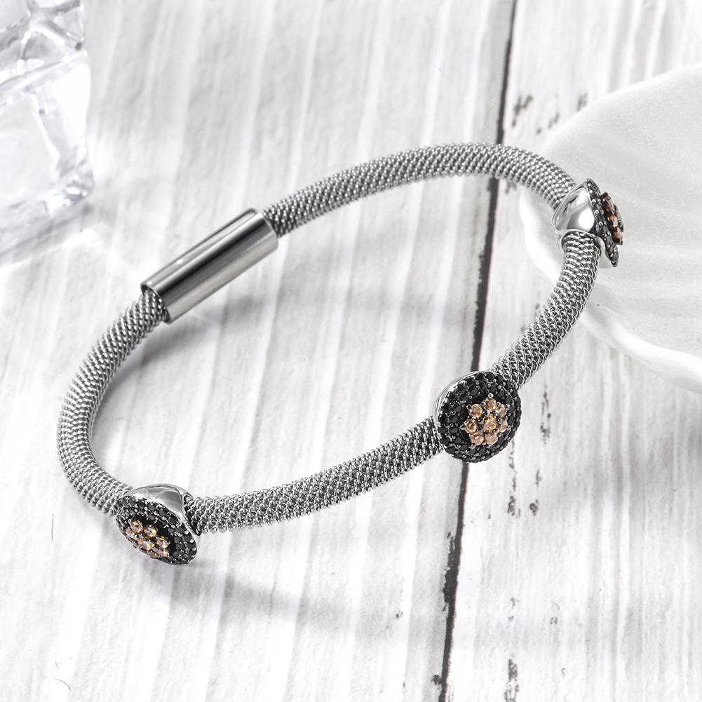 Flower Cable Station Bangle - Brand My Case