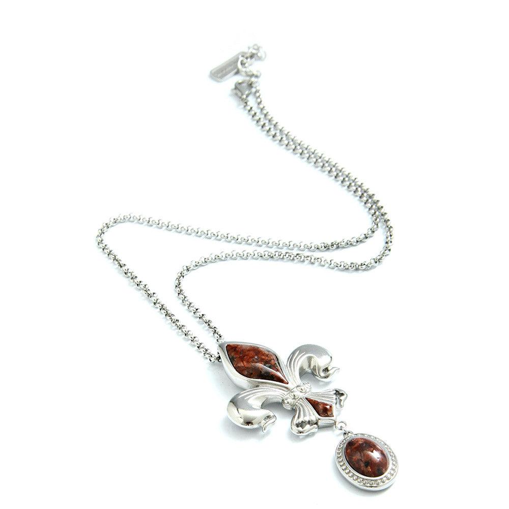 flower-of-light red necklace - Brand My Case