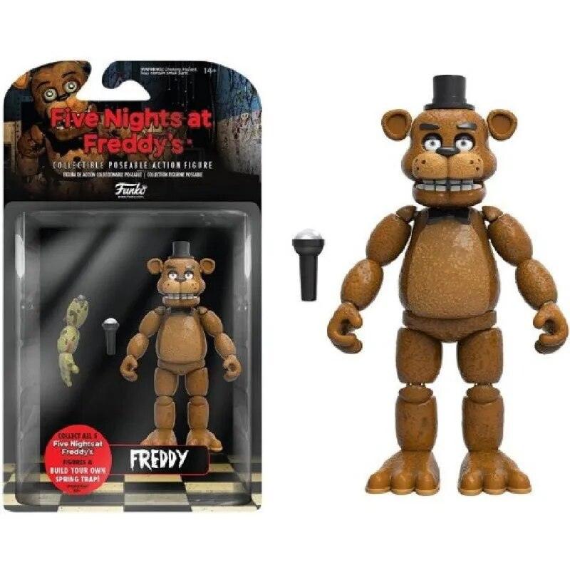 FNAF Figure Blacklight Freddy Foxy Bonnie Chica Action Figures PVC 15cm Collection Doll Movable FREDDY FROSTBE Model Toys Gifts - Brand My Case