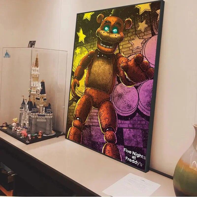 Fnaf Five-nights-At-Freddys Anime DIY Sticky Poster HD Quality Poster Wall Art Painting Study Kawaii Room Decor - Brand My Case