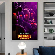 Fnaf Five-nights-At-Freddys Anime Poster Self-adhesive Art Poster Retro Kraft Paper Sticker DIY Vintage Decorative Painting - Brand My Case