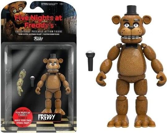 FNAF Security Breach Action Figure Glamrock Freddy Fazbear Bear Midnight Harem Five Nights Joint Movable Game Doll Model Toy - Brand My Case