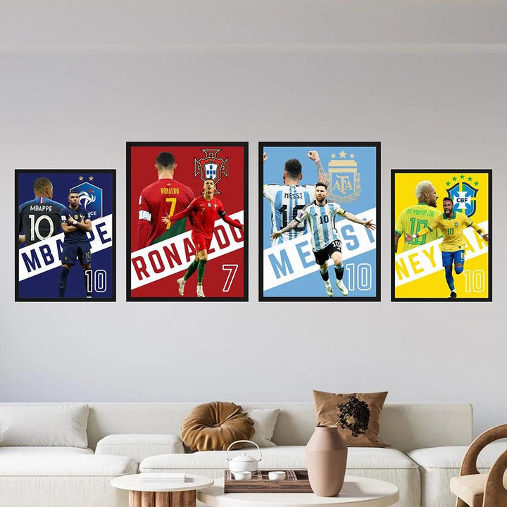 Football Messi Star Poster - Wall Art Gift - Brand My Case