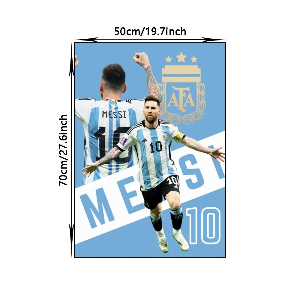 Football Messi Star Poster - Wall Art Gift - Brand My Case