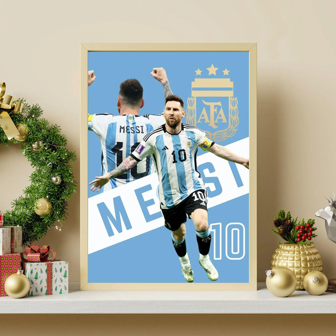Football Messi Star Poster - Wall Art Gift - Brand My Case