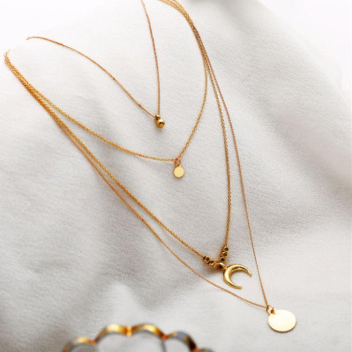 Four Layer Golden Necklace - Brand My Case