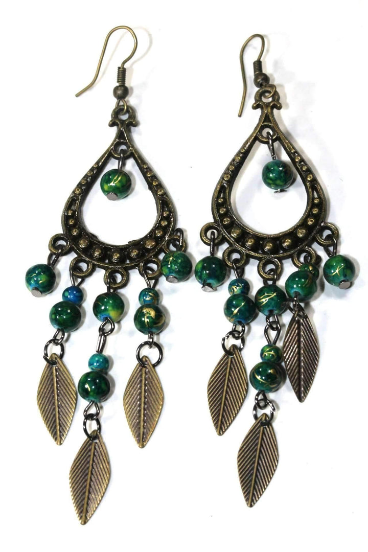 Free Spirit Leaf Dangler Earrings - Brand My Case