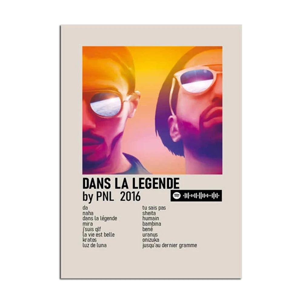 French Rap Music Posters - Vintage Album Wall Art Prints - Home Decor - Brand My Case
