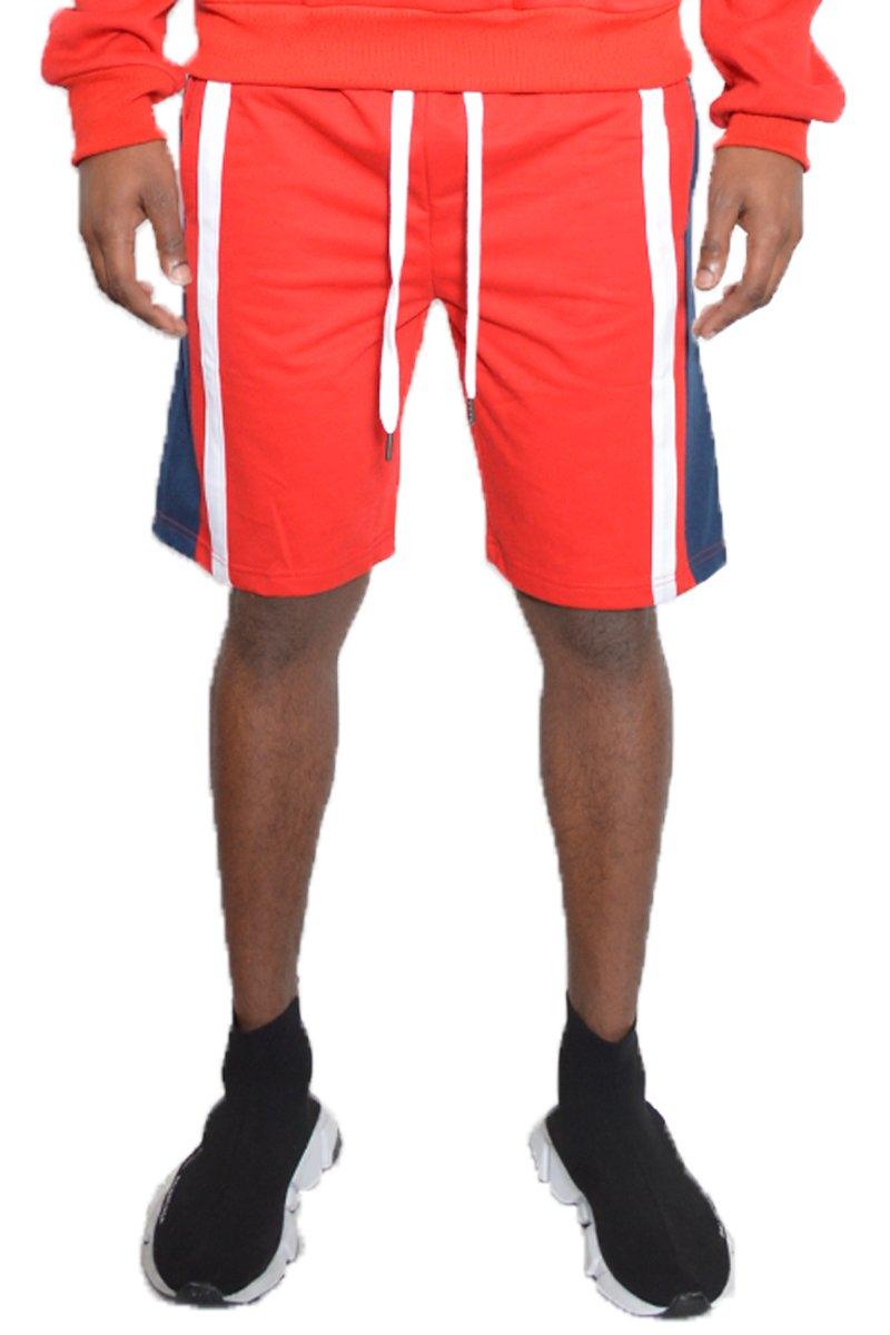 FRENCH TERRY STRIPE SHORTS - Brand My Case