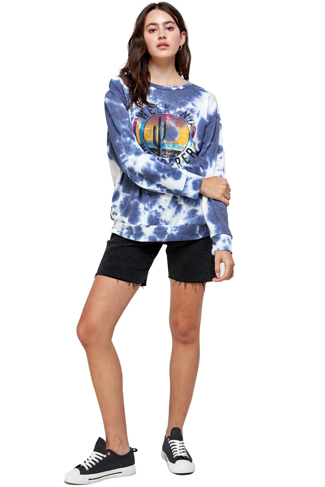 French Terry Tie Dye Screen Printed Sweatshirts - Brand My Case