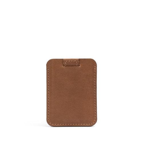 Full-grain leather cardholder - The Minimalist - Brand My Case