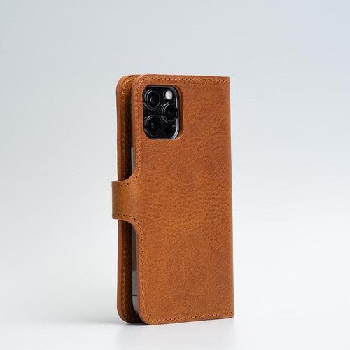 Full-grain Leather Folio Wallet with MagSafe - Spindly - Brand My Case
