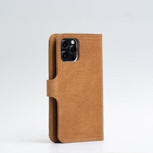 Full-grain Leather Folio Wallet with MagSafe - Spindly - Brand My Case