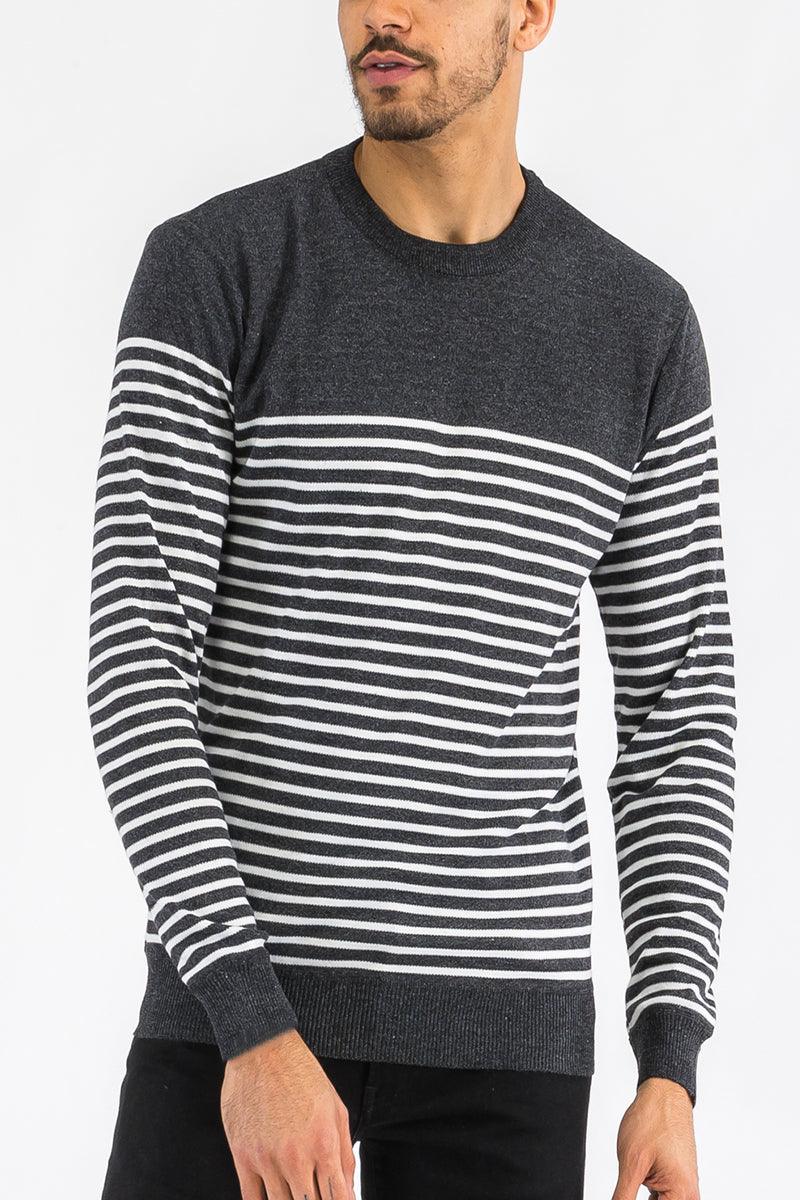 FULL KNIT STRIPED SWEATER NR2014 - Brand My Case