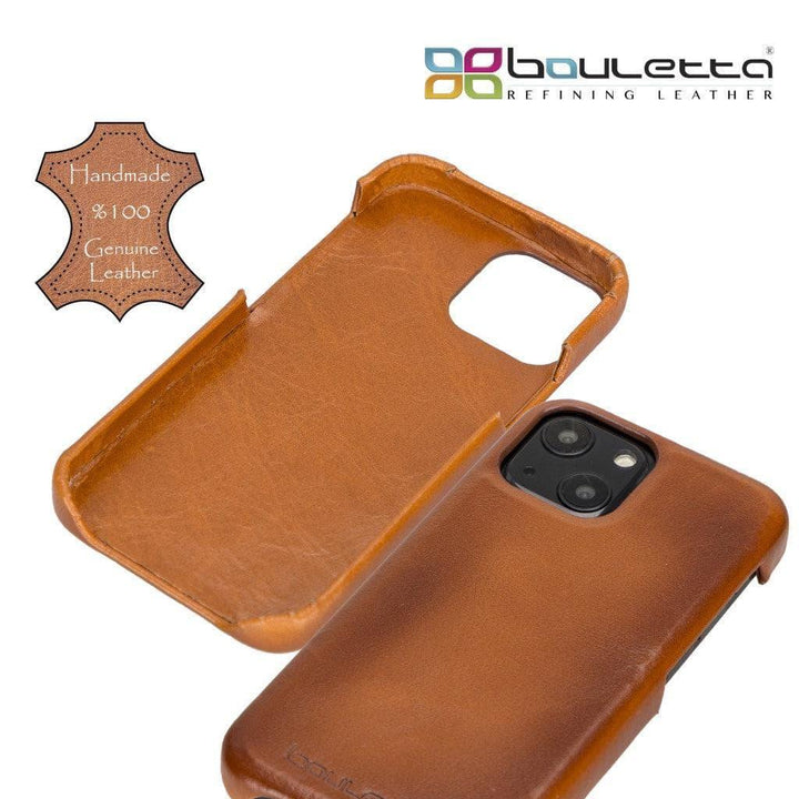 Full Leather Coating Back Cover for Apple iPhone 13 Series - Brand My Case