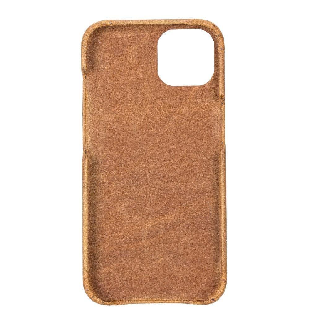 Full Leather Coating Back Cover for Apple iPhone 13 Series - Brand My Case