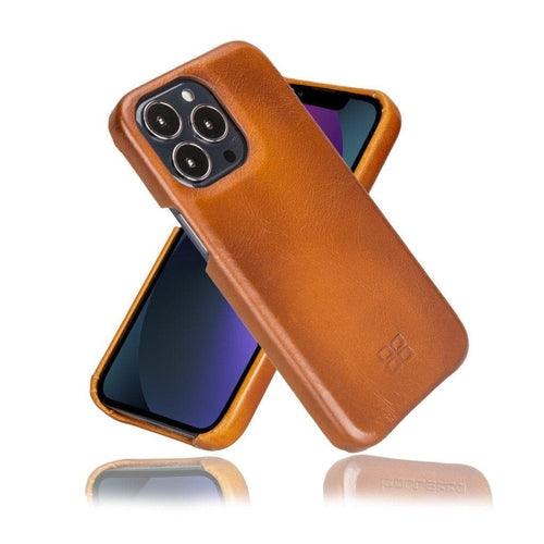 Full Leather Coating Back Cover for Apple iPhone 13 Series - Brand My Case