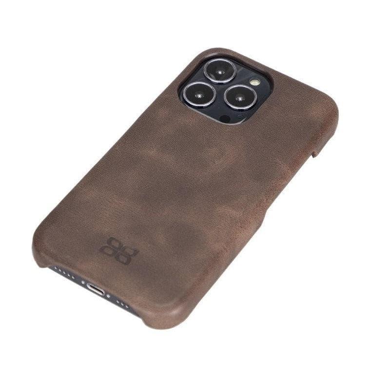 Fully Leather Back Cover for Apple iPhone 12 Series - Brand My Case