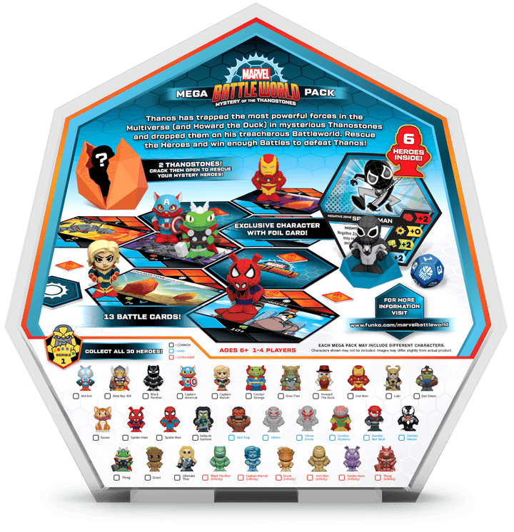 Funko Marvel Battleworld: Mega Pack - Brand My Case