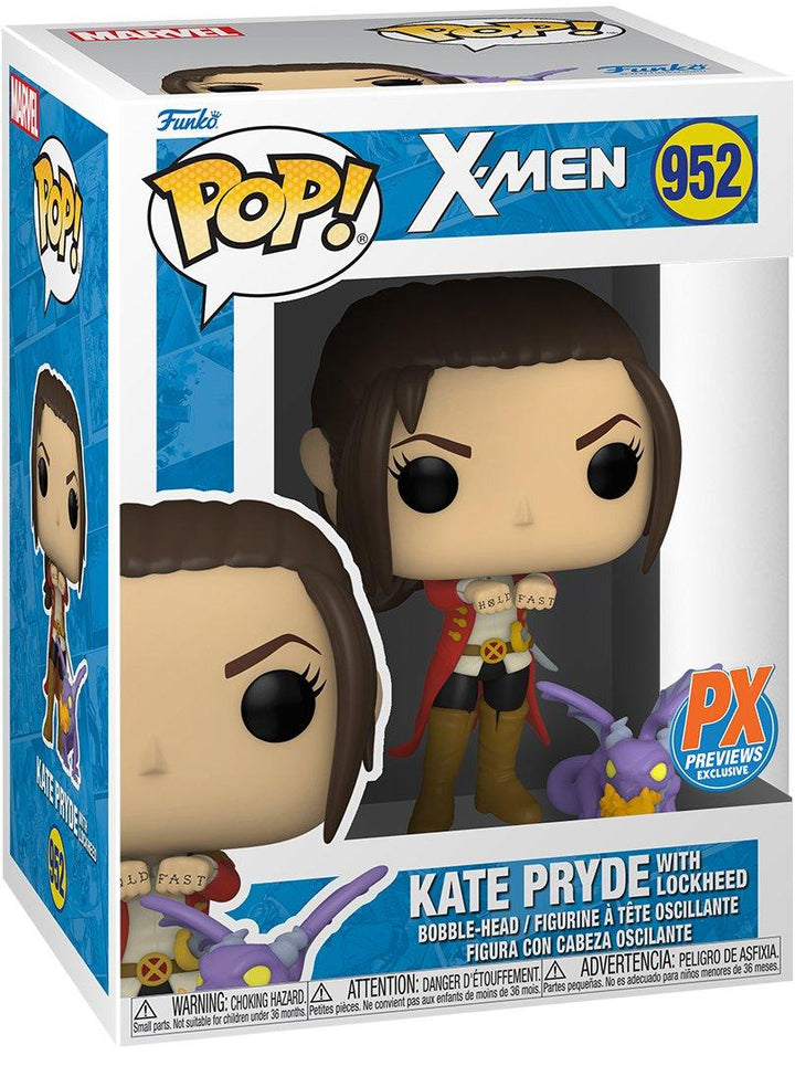 Funko Pop! & Buddy Marvel: X-Men - Kate Pryde with Lockheed Previews - Brand My Case
