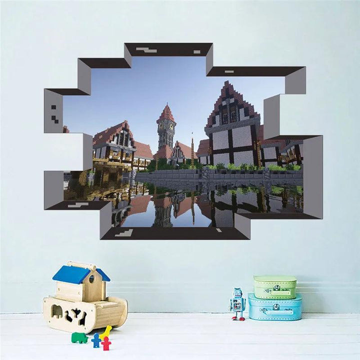 Game Wall Stickers For Kids Room - 3D Window Decals Home Decor - Brand My Case