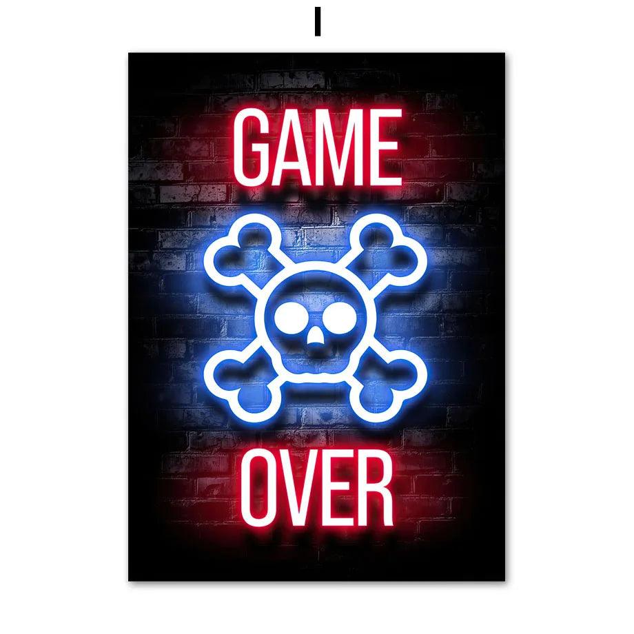 Gaming Room Decoration Premium Poster - Brand My Case