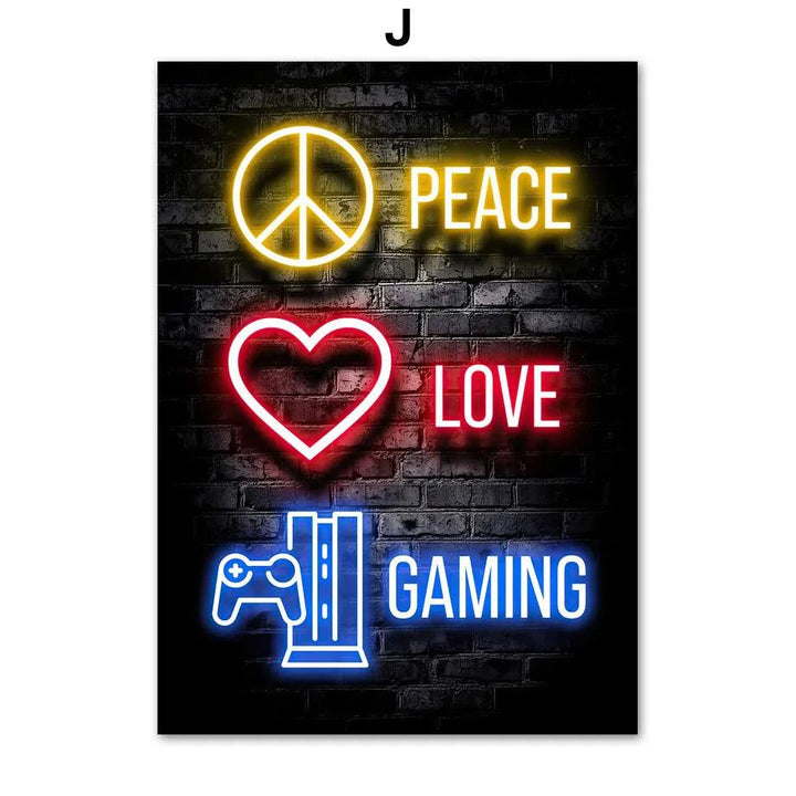 Gaming Room Decoration Premium Poster - Brand My Case