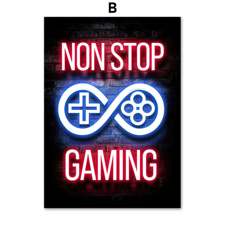 Gaming Room Decoration Premium Poster - Brand My Case