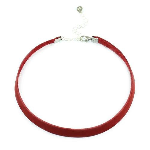 Genuine Leather Choker Necklace - Brand My Case