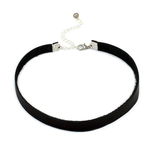 Genuine Leather Choker Necklace - Brand My Case