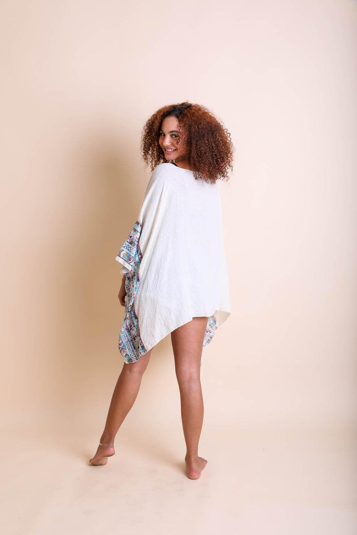 Geometric Embroidered Tunic - Brand My Case