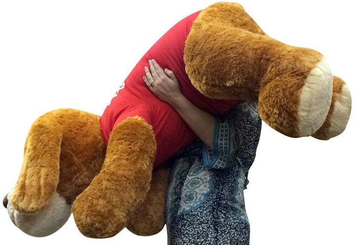Giant Romantic Plush Puppy Huge 5 Feet Long Squishy Soft Wears HE - Brand My Case