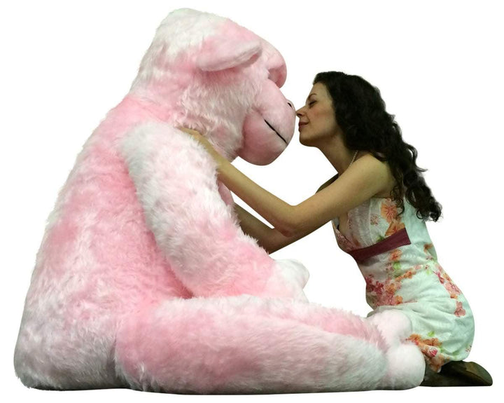 Giant Stuffed 6 Foot Pink Gorilla 72 Inch Soft Huge Plush Monkey Made - Brand My Case