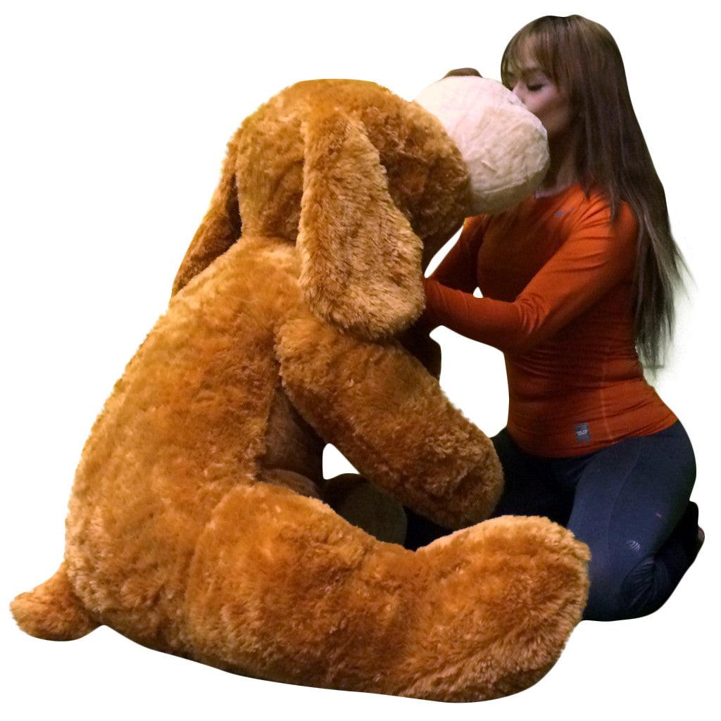 Giant Stuffed Puppy Dog 5 Feet Long Squishy Soft Extremely Large Plush - Brand My Case