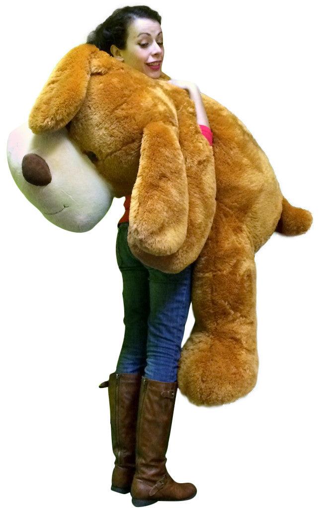 Giant Stuffed Puppy Dog 5 Feet Long Squishy Soft Extremely Large Plush - Brand My Case