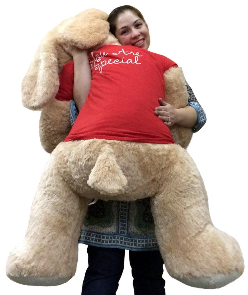 Giant Valentine's Day Plush Puppy 60 Inch Huge Soft 5 Foot Stuffed Dog - Brand My Case
