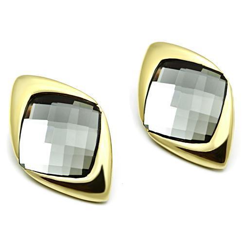 GL341 - IP Gold(Ion Plating) Brass Earrings with Synthetic Synthetic - Brand My Case