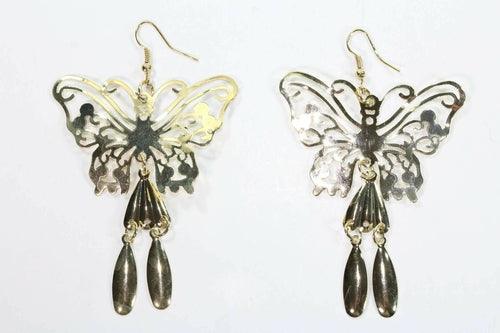 Golden Butterfly Earrings - Brand My Case