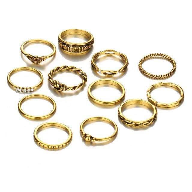 Golden Ring Set - Brand My Case