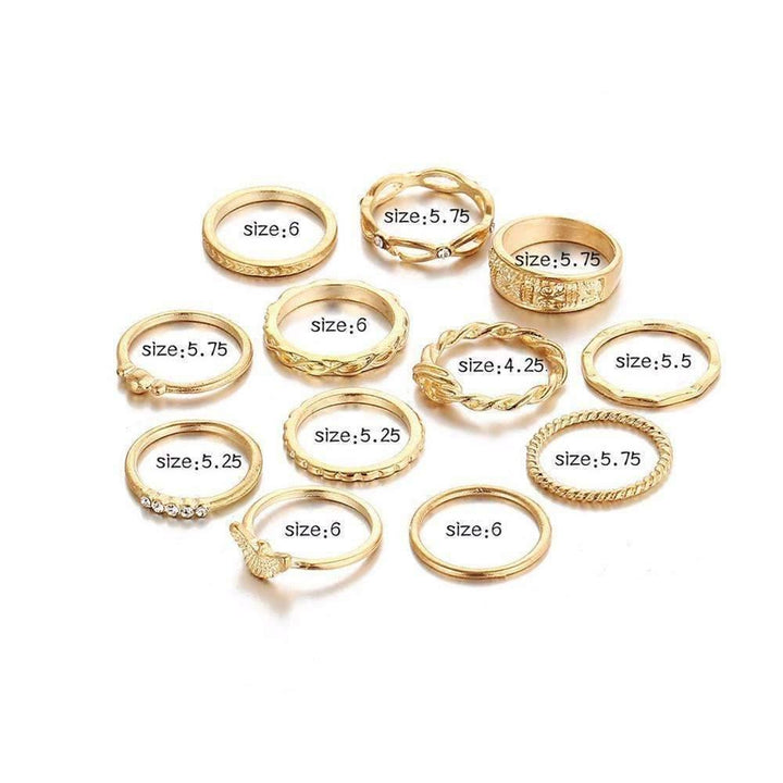Golden Ring Set - Brand My Case