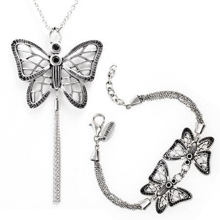 Gossamer Wings Butterfly Necklace & Bracelet Set - Brand My Case