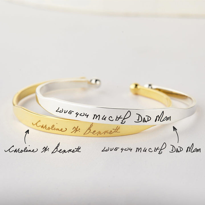 Handwritten Bracelet Memorial Handwriting Jewelry - Brand My Case